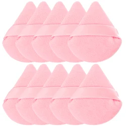 1/2/3/6Pcs Triangle Velvet Powder Puff Face Cosmetic Eye Beauty Makeup Tool Reusable Sponge Washable Mini Powder Puff Accessorie