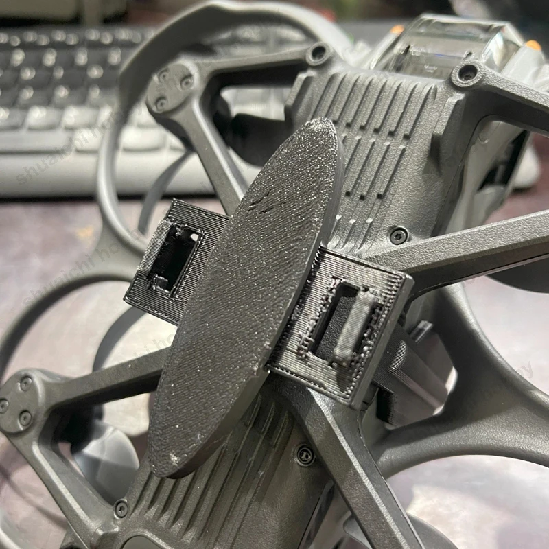 1 conjunto para dji avata2/go pro câmera de ação montagem 3d impresso suporte fixo pendurado acima/abaixo acessórios diy para rc fpv drone