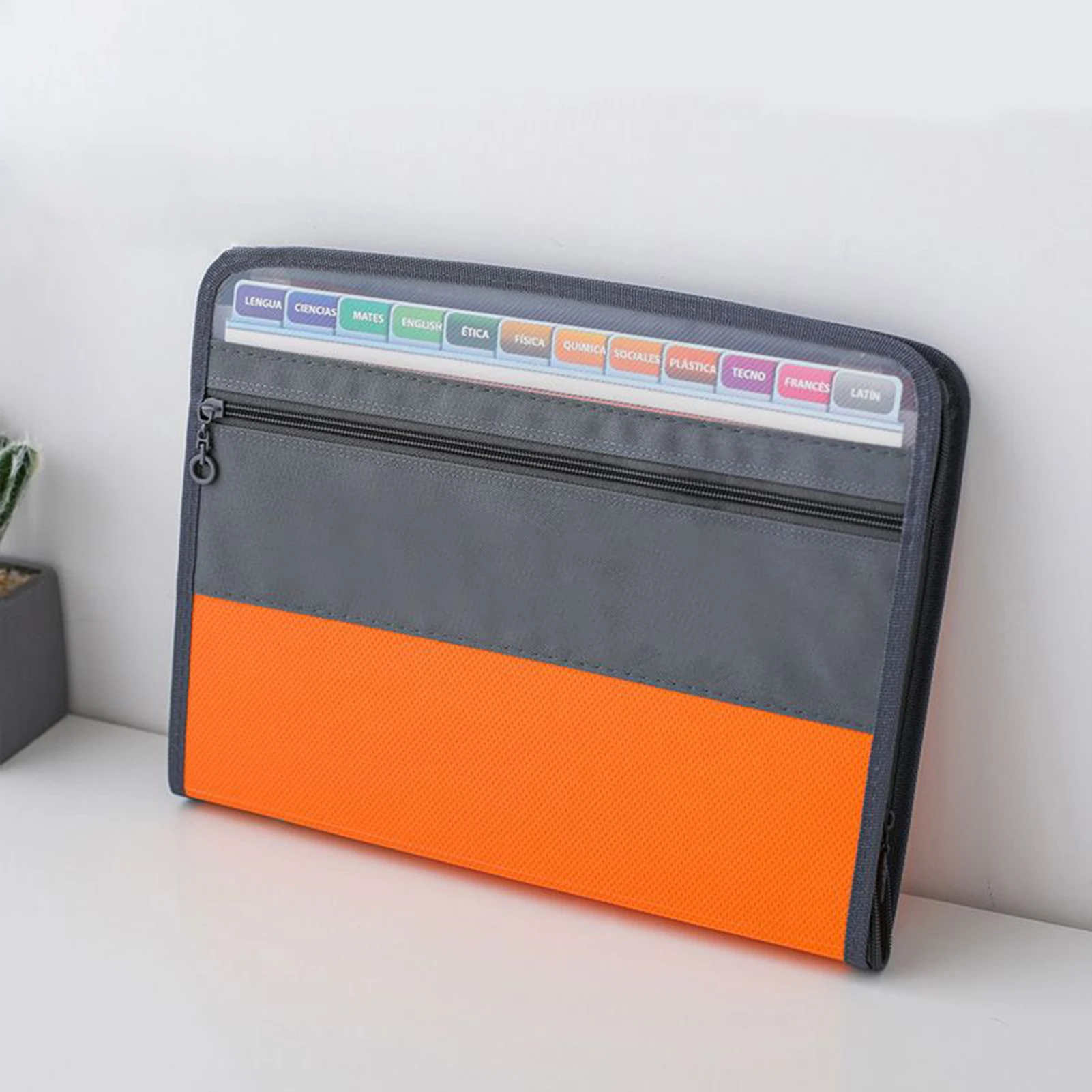 

Portable Accordion File Organizer Large Capacity Accordion Expanding Folder Wallet for Coupon Receipt Bills Cards