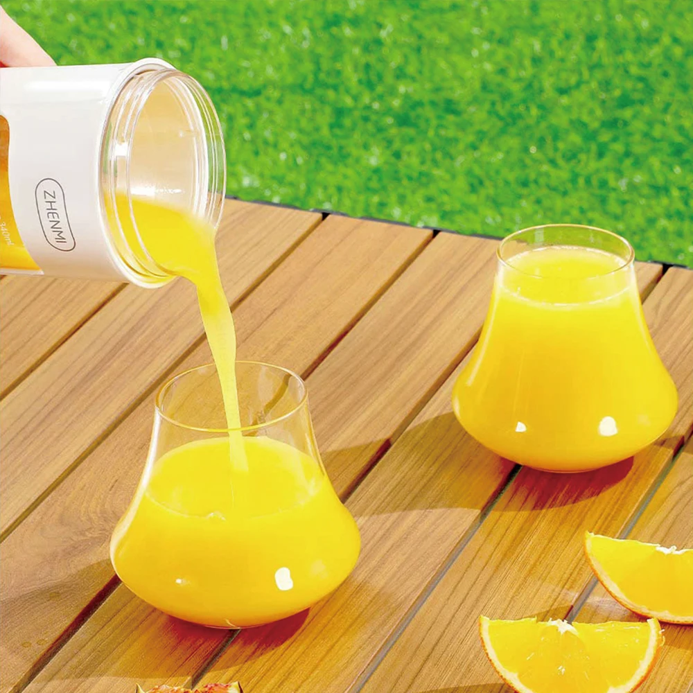 Zhenmi Draagbare Gemalen Ijs Juicer Met Digitale Batterij Display Crushed Ice Mixer Elektrische Mini Blender Fruit Groenten Juicing