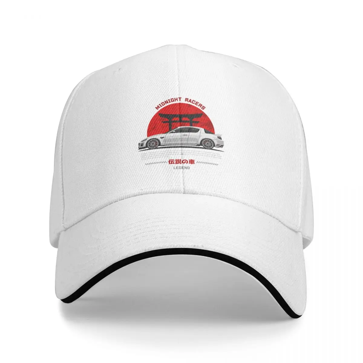 Tuner White RX8 JDM Bucket Hat Baseball Cap Hat beach icon Hat male winter Women's