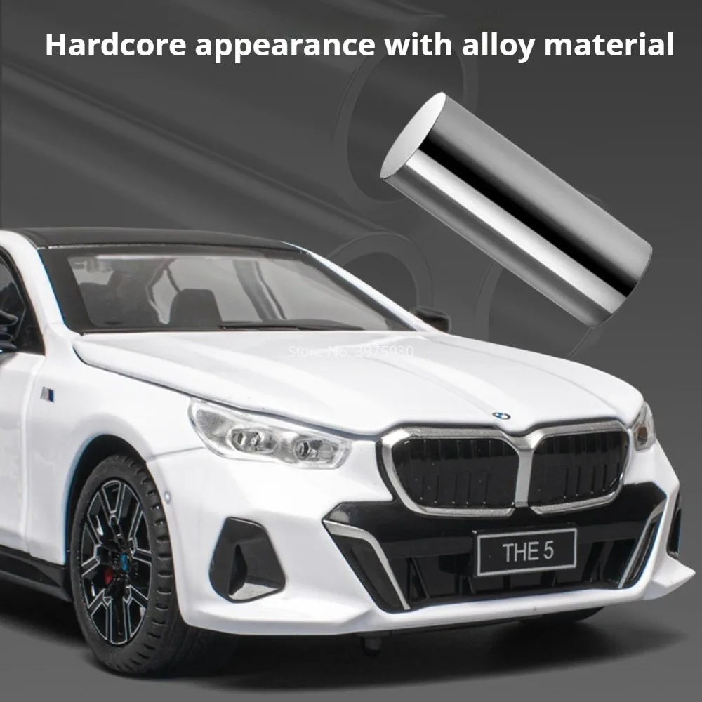 1:24 BMW 5 Series 530Li Cars Toys Miniature Models Alloy Diecast Doors Opened Vehicles with Pull Back Car Perfect Gifts for Kids