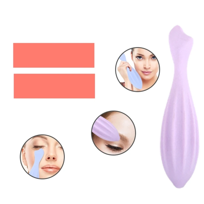 Rolo para rosto e olhos, rolo beleza para cuidados com a pele, ferramentas gua sha face dropship