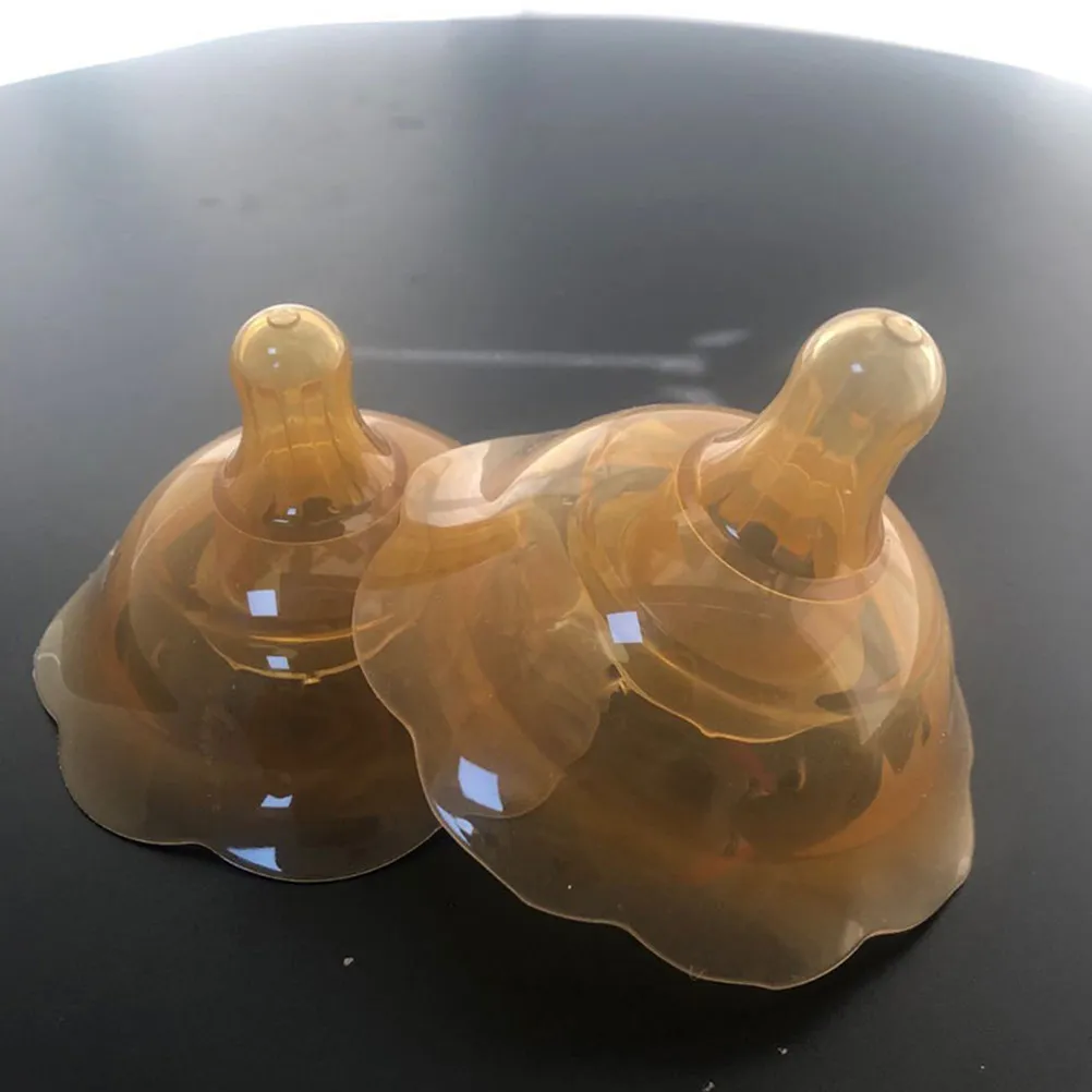 2Pcs Breast Milk Savers Nursing Pads with Anti-Leak Design Ideal for Flat Inverted Nipples Breastfeeding Cups Reusable Milk