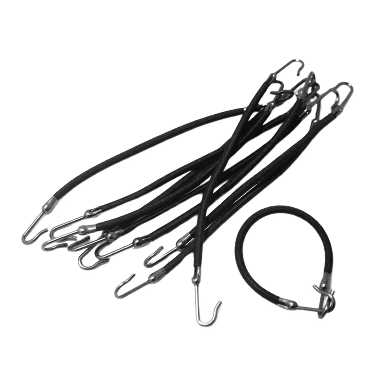10 Pieces Ponytails Hooks Elastic Band Hair Clips Rubber Bands Holder Hair Styling for Women Girls