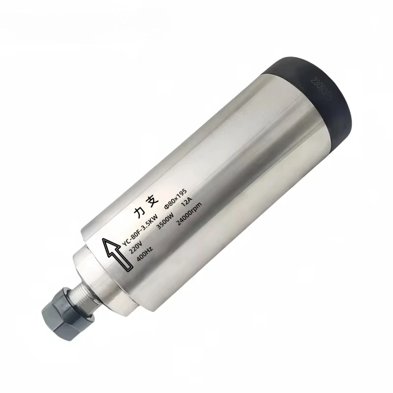 High Speed Permanent Magnet Spindle Diameter 80mm for Carving Locomotive Milling Machine 3.5kw Motor Spindle Cnc Motor Spindle
