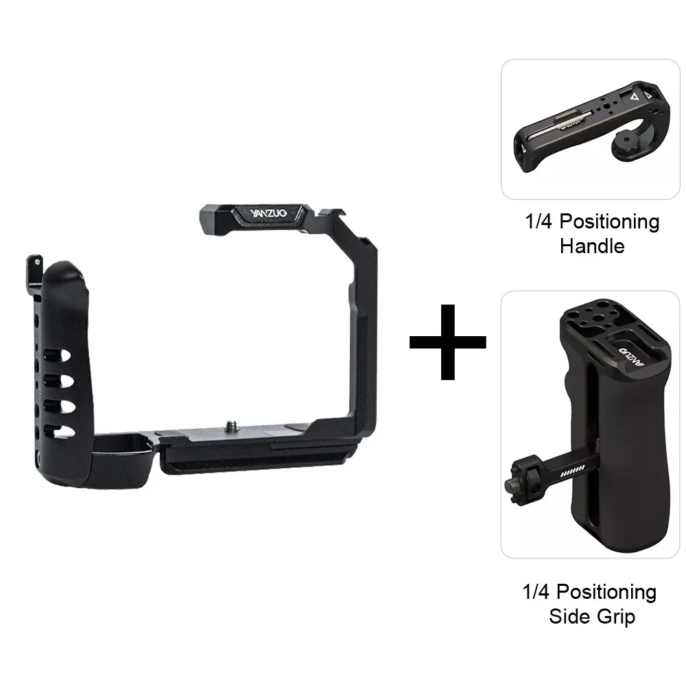YANZUO Portable Camera G9 Rabbit Cage Kit Suitable For Panasonic Lumlx G9 Camera Metal Protective Frame 1/4 Hole Camera Cage - Image 6
