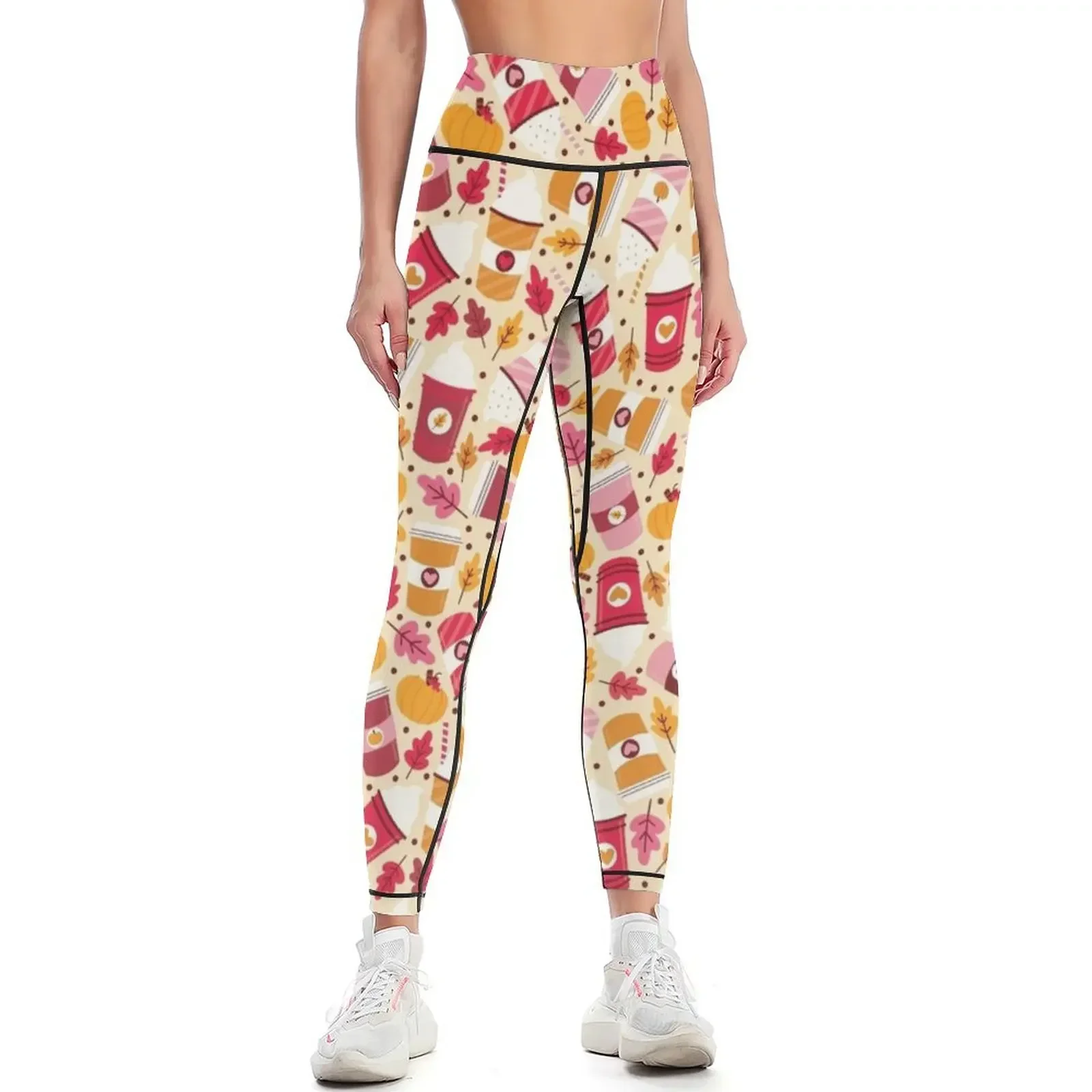 

Pumpkin Spice Love Leggings Women's trousers Women sportwear Sports female fitness set gym Womens Leggings