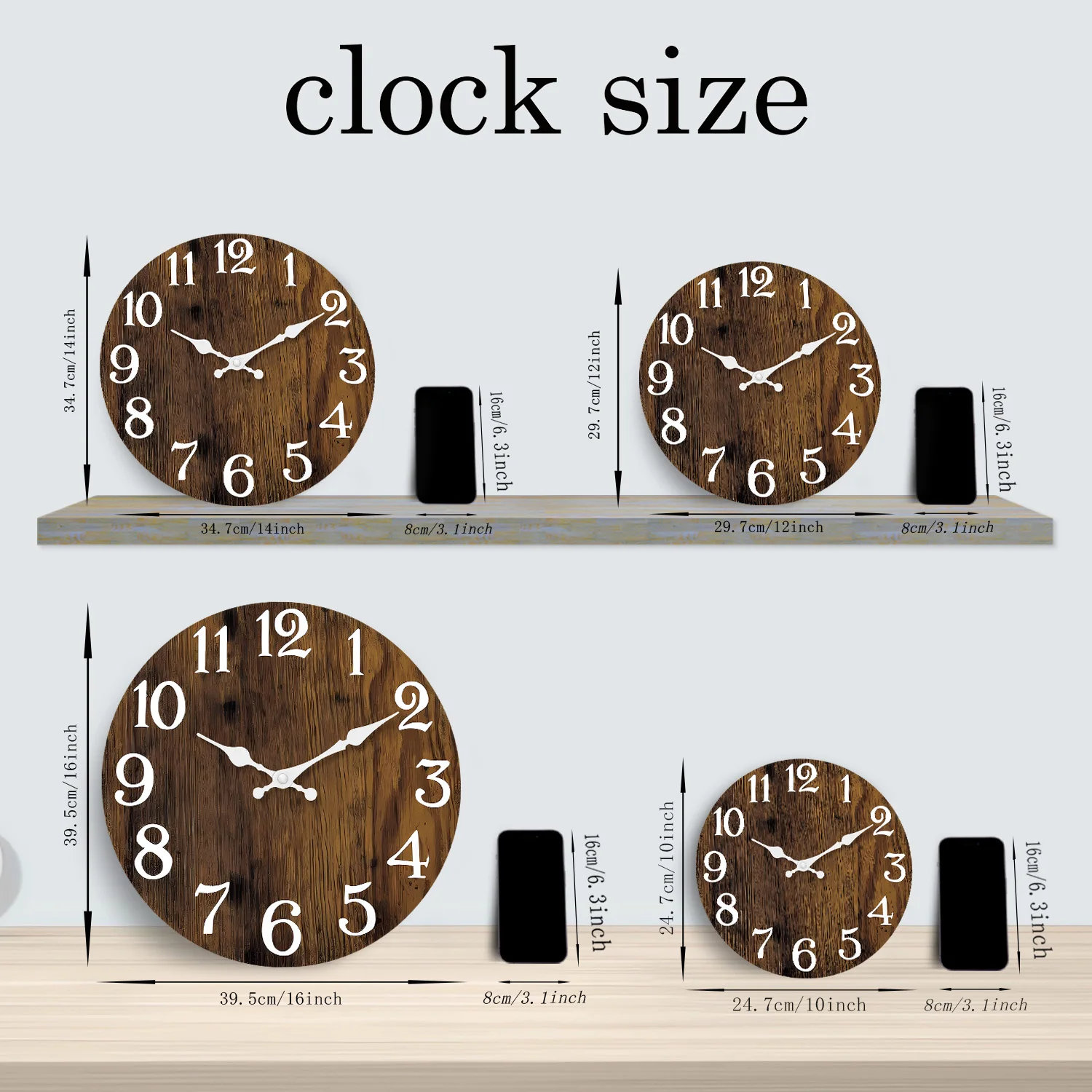 Thumbnail 3 - #6 Latest Silent Wall Clocks Offers