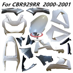 Motorcycle Unpainted Bodywork Fairing For CBR929RR 2000 2001 CBR 929 RR CBR929 ABS Injection Plastic parts Components