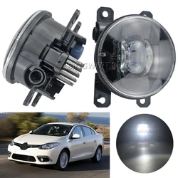 LED Fog Lights For Renault Fluence L30 Saloon 2010 2011 2012 2013 2014 2015 Headlight Fog Lamp Foglights