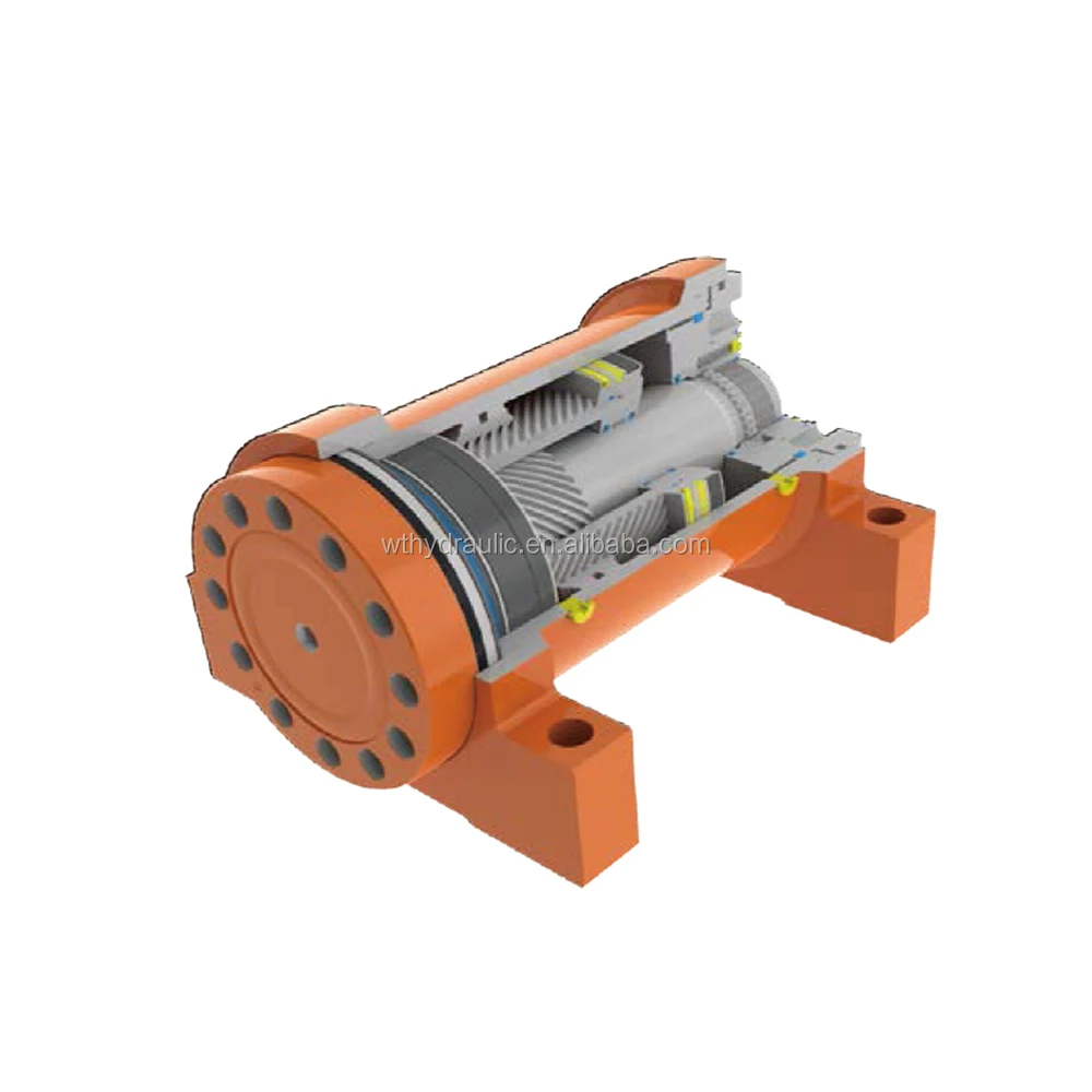 Top Quality Helac L20-Series Type Helical Hydraulic Rotary Actuator for Concrete Mixer