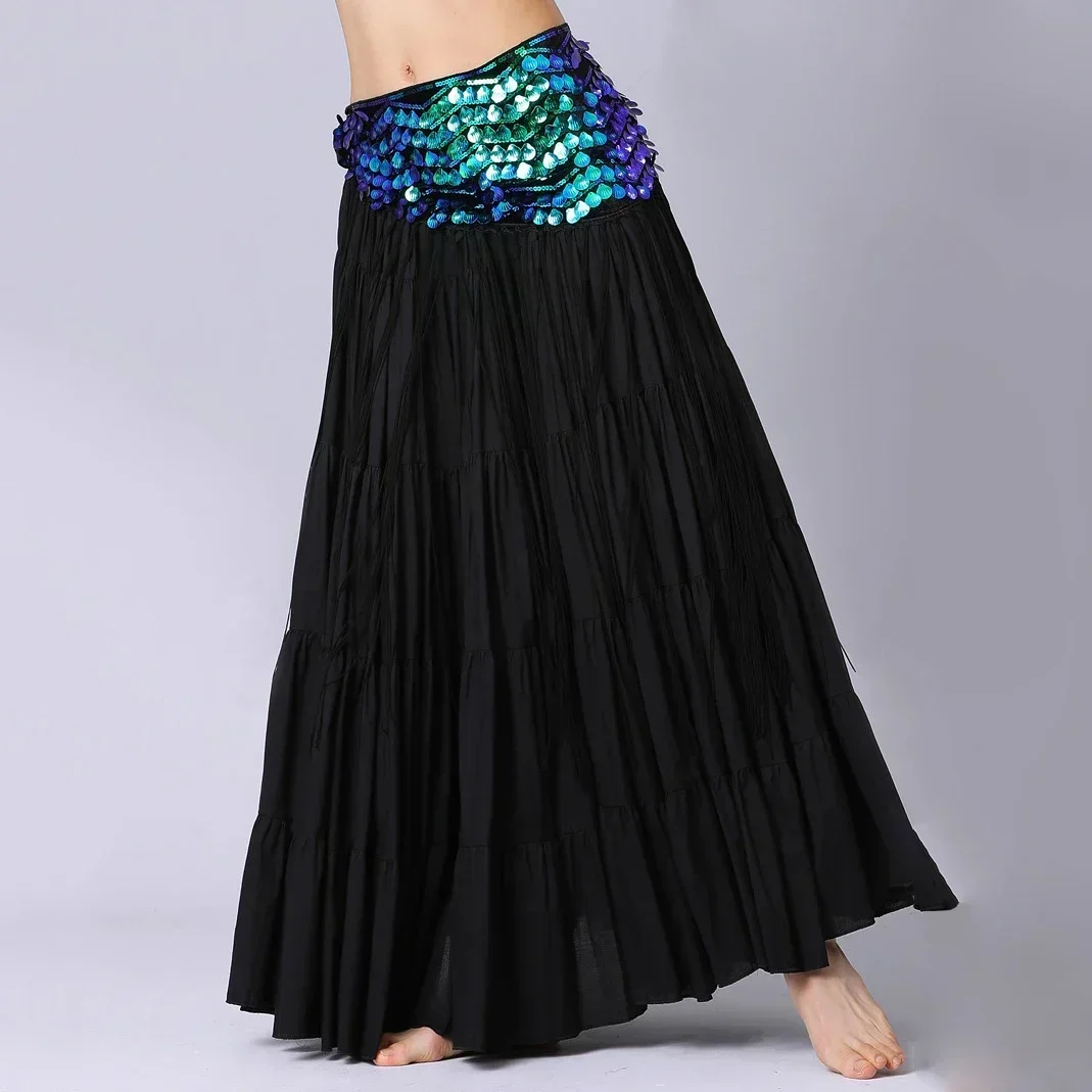 Tribal Buikdans Munten Riemen Kwastje Hippe Sjaal Fluwelen Driehoekige Sjaals Buikdans Accessoires Wrap Lange Franjes Heupriemen