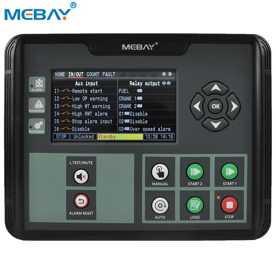 Mebay Intelligent Smart Fire Pump and Jockey Pump Controller FC70DR Electric Driven Fire Fighting Pump Control Module