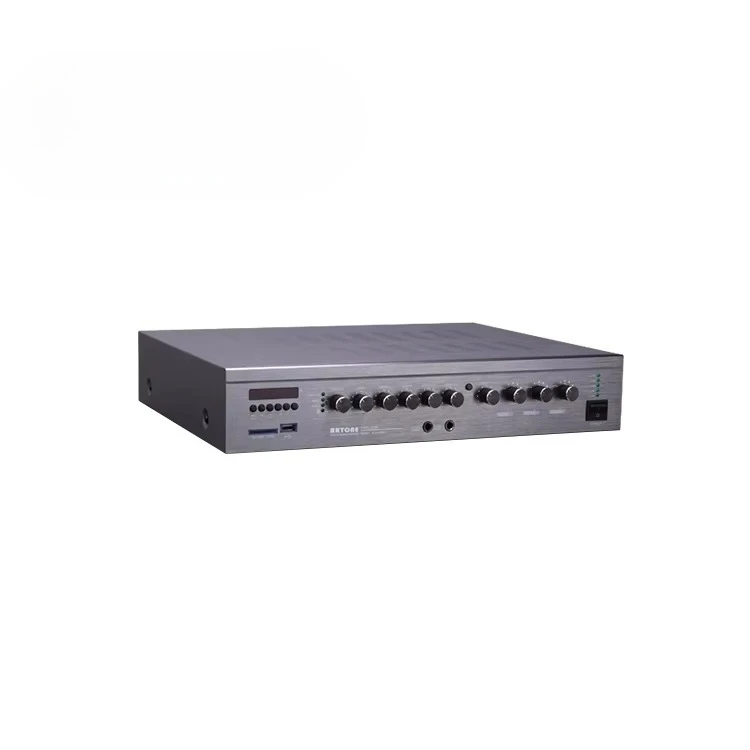 Professional PMS-3180 180w 3 Zone Mixer Amplifier With MP3/USB/SD/FM Tuner/Wireless BT5.0 Amplifier