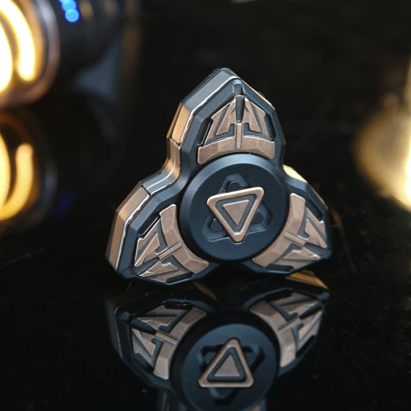 Qu Zhu Jian Fidget Spinner EDC Fingertip Gyro Open Armor Spinner Office Stress Relief Toy Anxiety Stress Toy Adult Gift