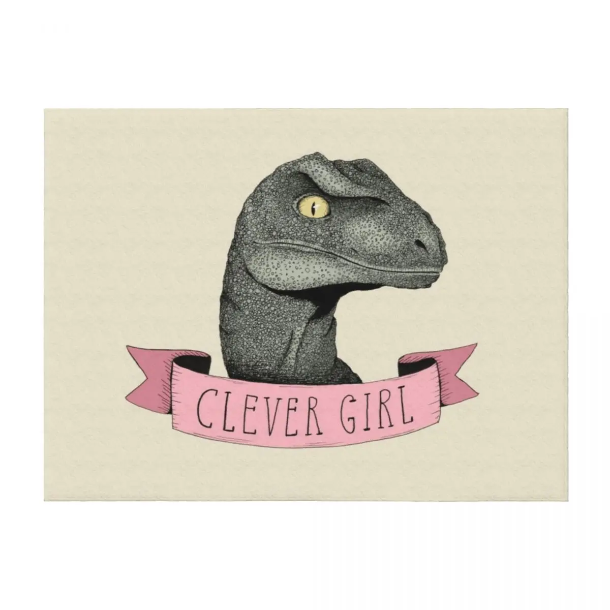 

Clever Girl raptor dinosaur Throw Blanket Decorative Beds wednesday Hairy Summer Beddings Blankets