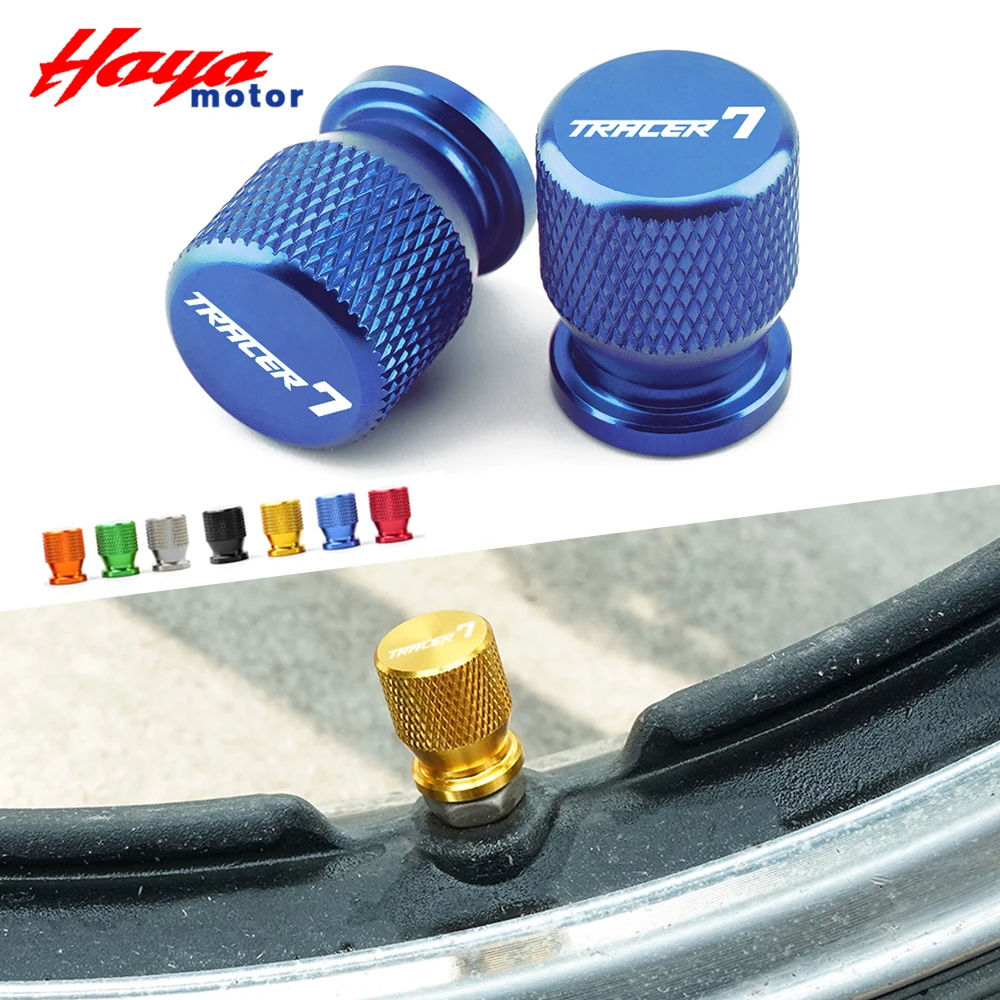 

1 пара для Yamaha Tracer 7 Tracer7 2021 2022 CNC колпачки клапанов шин мотоцикла Штекерная пробка Герметичная крышка аксессуары для мотоциклов