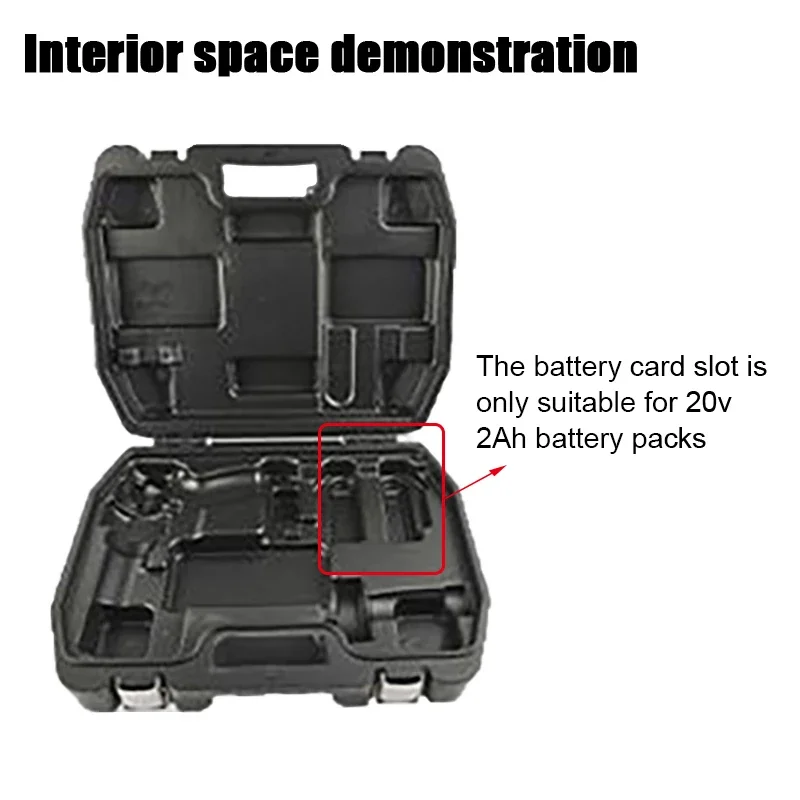 Worx Tool Box for WU193 Original High Strength HDPE Blow Molding Process Waterproof Also Suit WU279 WU290D WU291 WU186 WU173