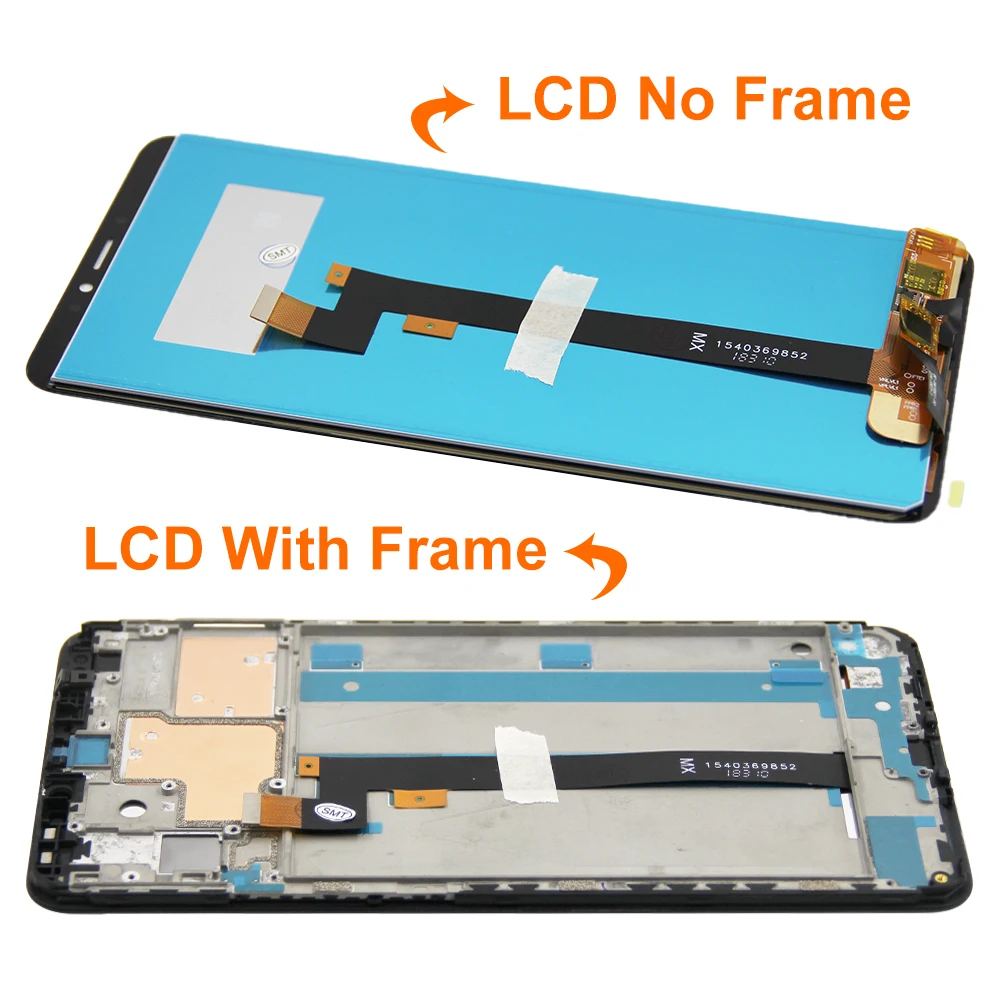 Pantalla LCD de 6,9 pulgadas para móvil, montaje de digitalizador con marco para Xiaomi Mi Max 3, M1804E4A