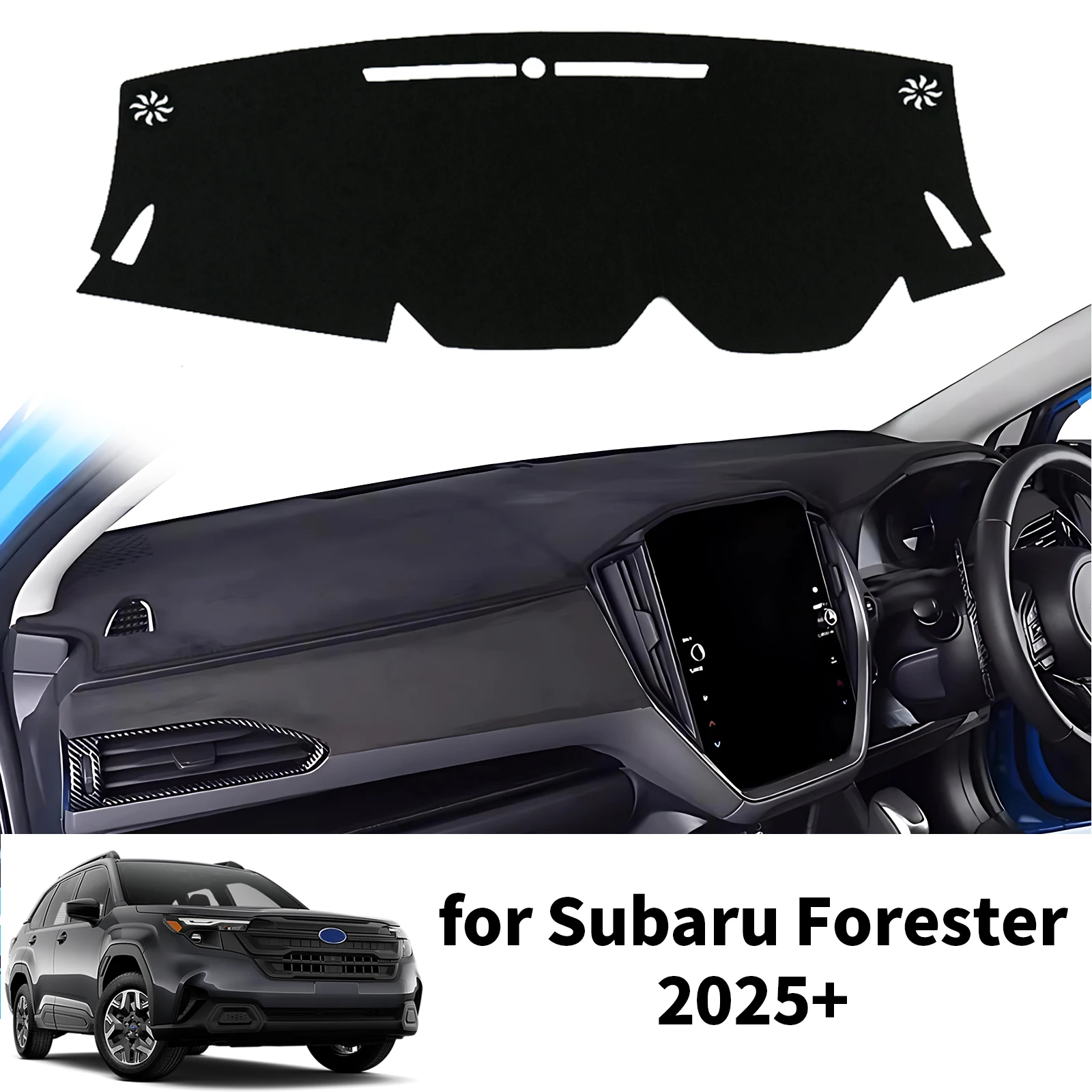 

Car Dashboard Cover Pad Accessories for Subaru Forester 2025+ Dashmat Dash Mat Anti-Slip Sunshade Protective Carpet