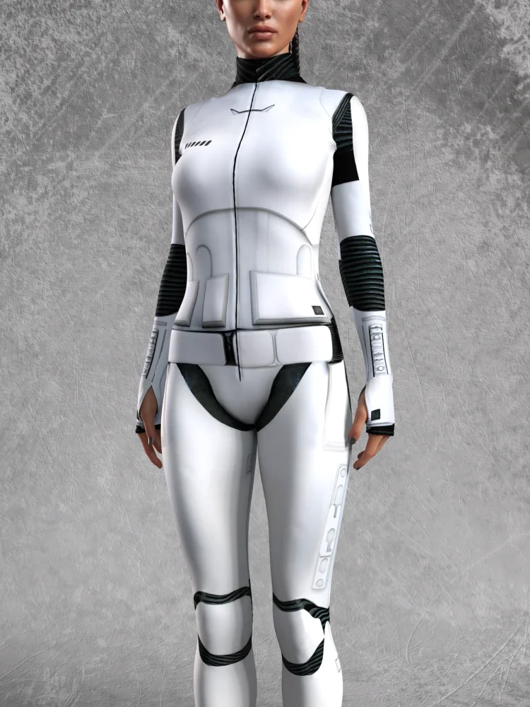 Erwachsenen-Tech-Bodysuit Rollenspiel-Kostüm Weltraum-Universum-Kampf Fantasie-Bodysuit Halloween-Party-Verkleidung Roboter-Paar-Kostüm 2025 – Detail 7