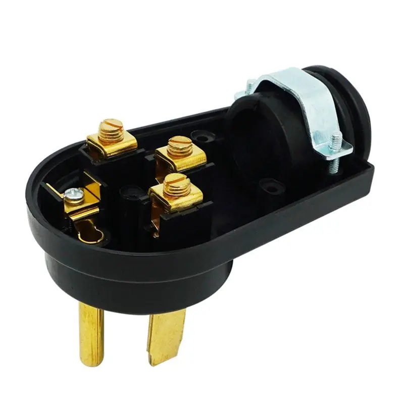 ABLQ RV Receptacle Replacement Power Plug 50AMP 14-50P 125V/250V Replacement Power Assembly Plug RV Accessories Plug US Plug