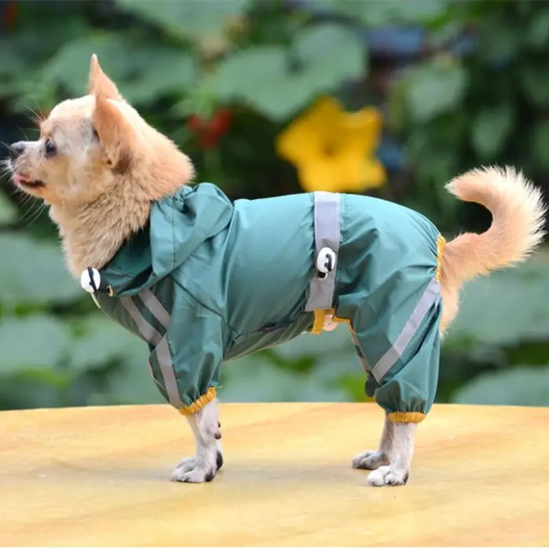 Ropa impermeable para perros pequeños, abrigos de lluvia para mascotas, chaqueta para cachorros, Yorkie, Chihuahua, productos para mascotas, 30S2