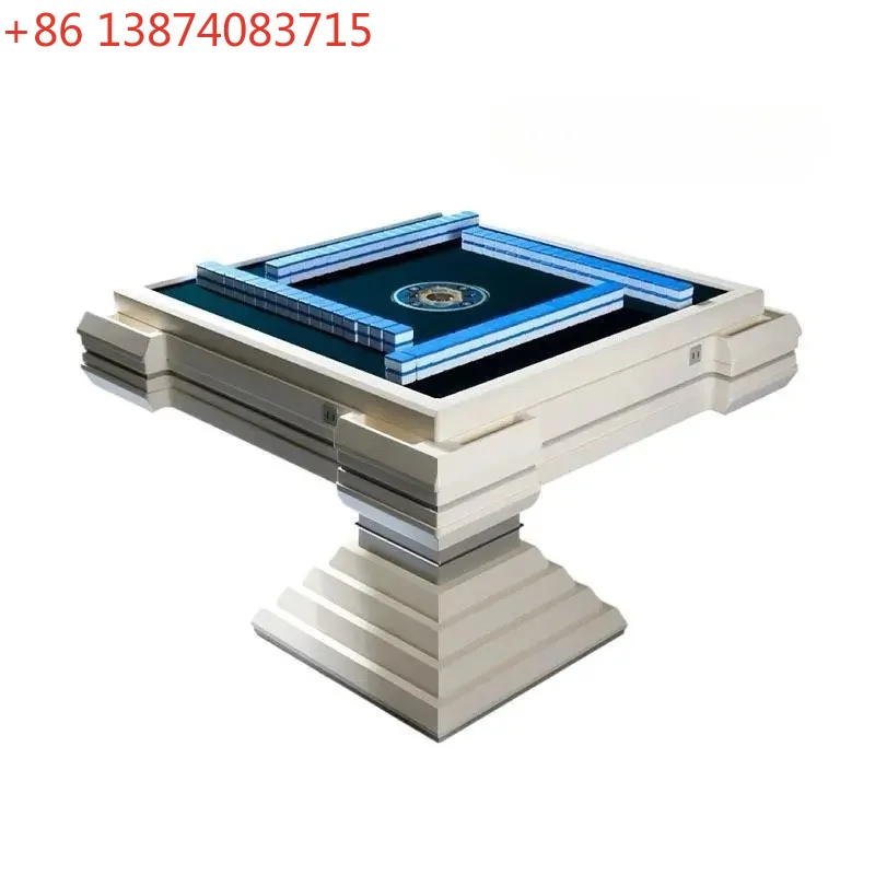 automatic mahjong table Home villa Leisure and entertainment Modern design High-end multi-functional electric mahjong machine