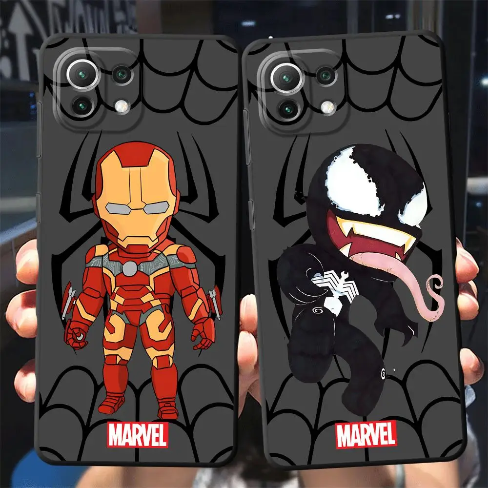 Marvel Ironman venom Phone Case for Xiaomi Mi 9T 11 Lite 11T 12 12X 12T Pro 13 Pro 13 Lite 13 Ultra Cover