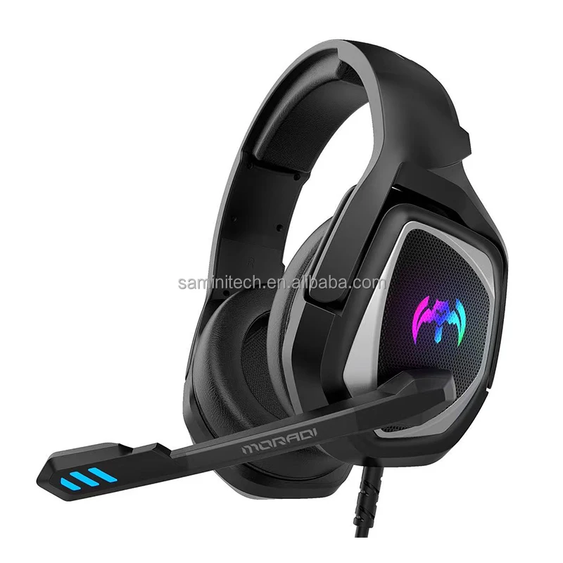 007 High Quality Good Quality Oem Headphones Headsets Pc Earphones and Headphones Gamer Wired Stereo Gaming Headphones with Mic