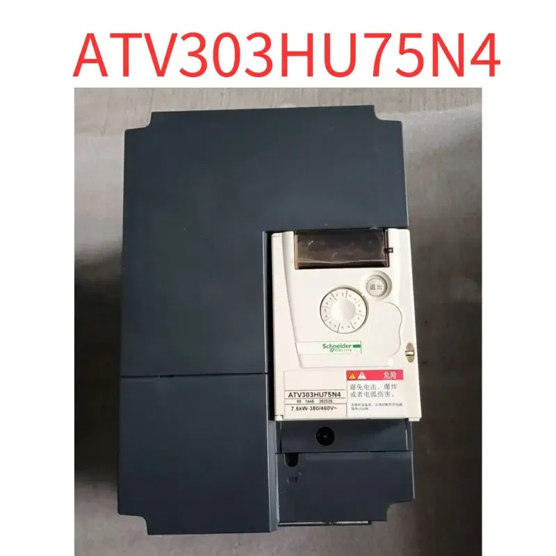 

Second-hand Original Frequency converter ATV303HU75N4 7.5KW 380V