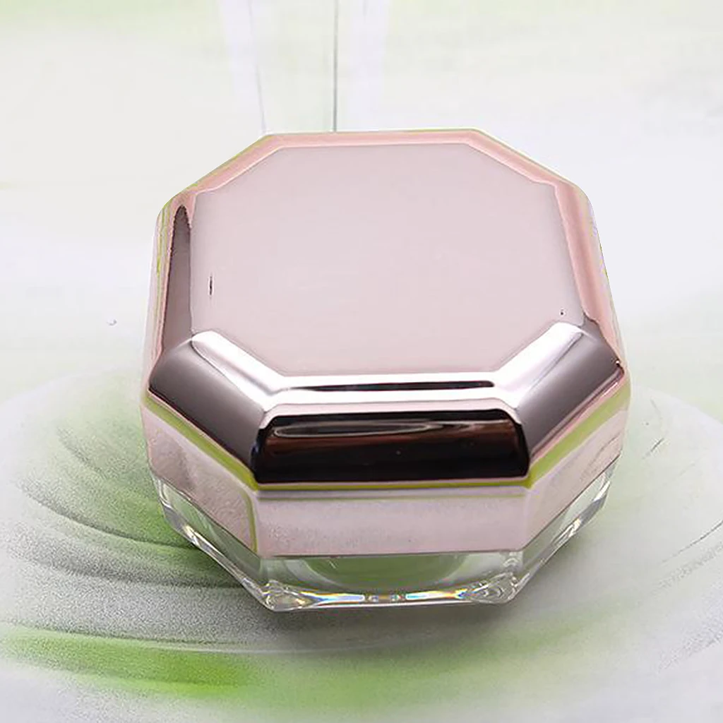 Empty Makeup 8ML 0.28OZ with Puff Loose Compact Case Cosmetic Jars Travel Sifter and Lid