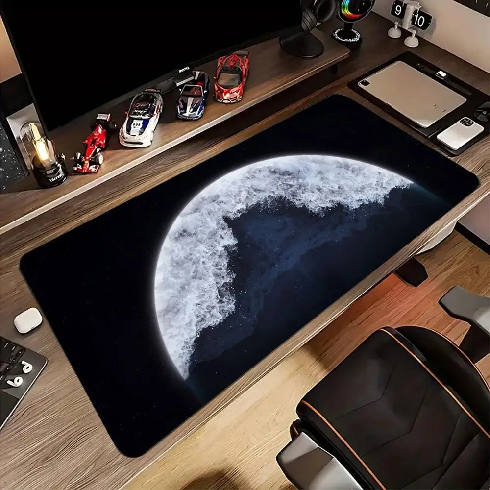 Wave Art Mouse Pad XXL Computer Accessories Office Game Table Mats Rubber Anti-slip Gaming Keyboard Mousepads XL Desk Pads 40X90