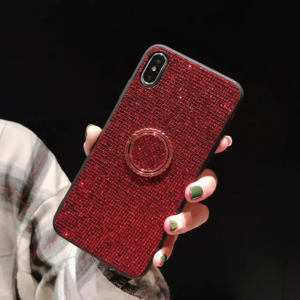 Luxury Shiny Case For Xiaomi Redmi Note 10 9 8 7 Pro 9A 9C 9T 10T Pro POCO M3 X3 NFC 6X 5X Back Cover Funda Glitter Coque