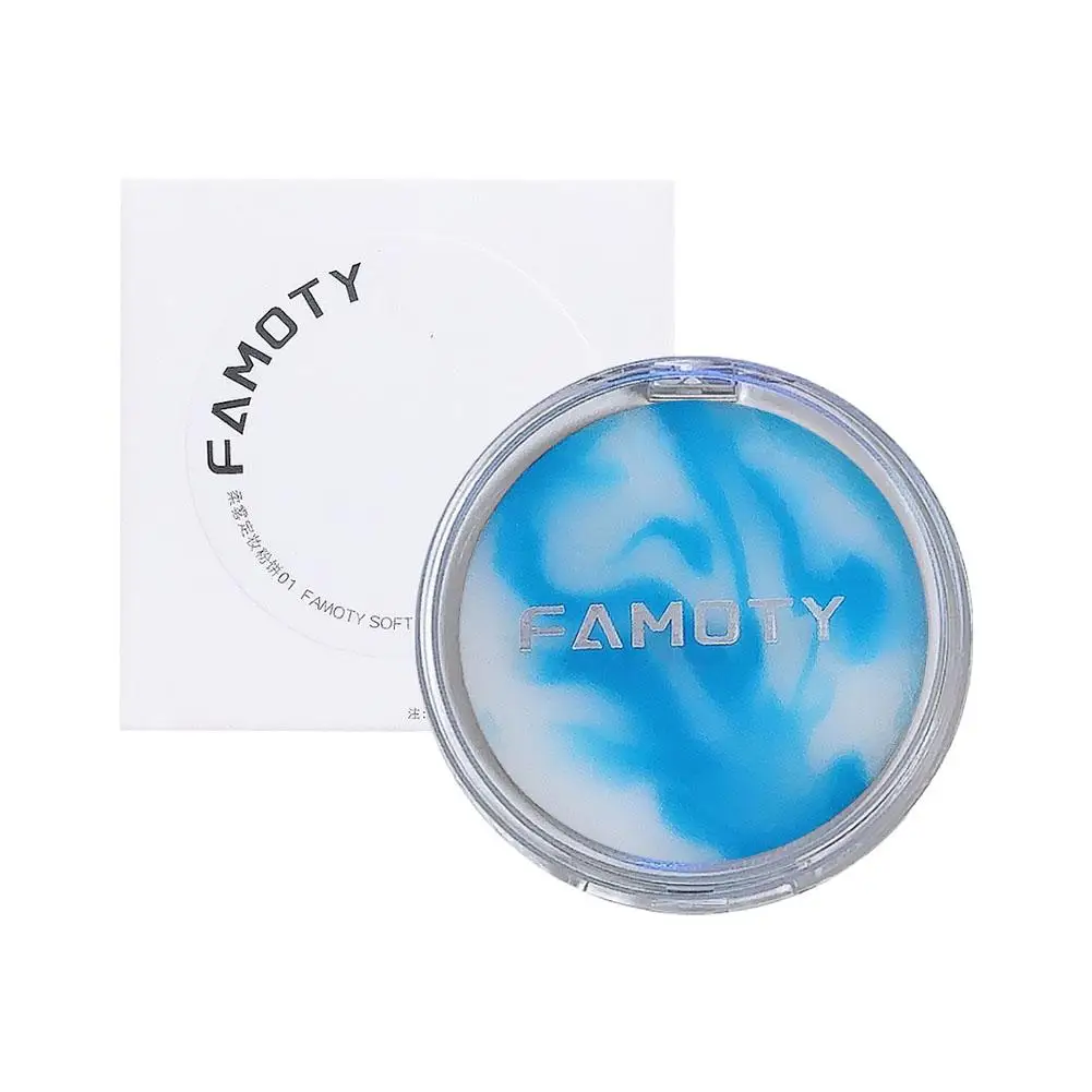 New Pressed Powder Oil Control Long-lasting Powder Waterproof Powder Powder Makeup Cake Face And Dry Puff With Wet Powder L0J9