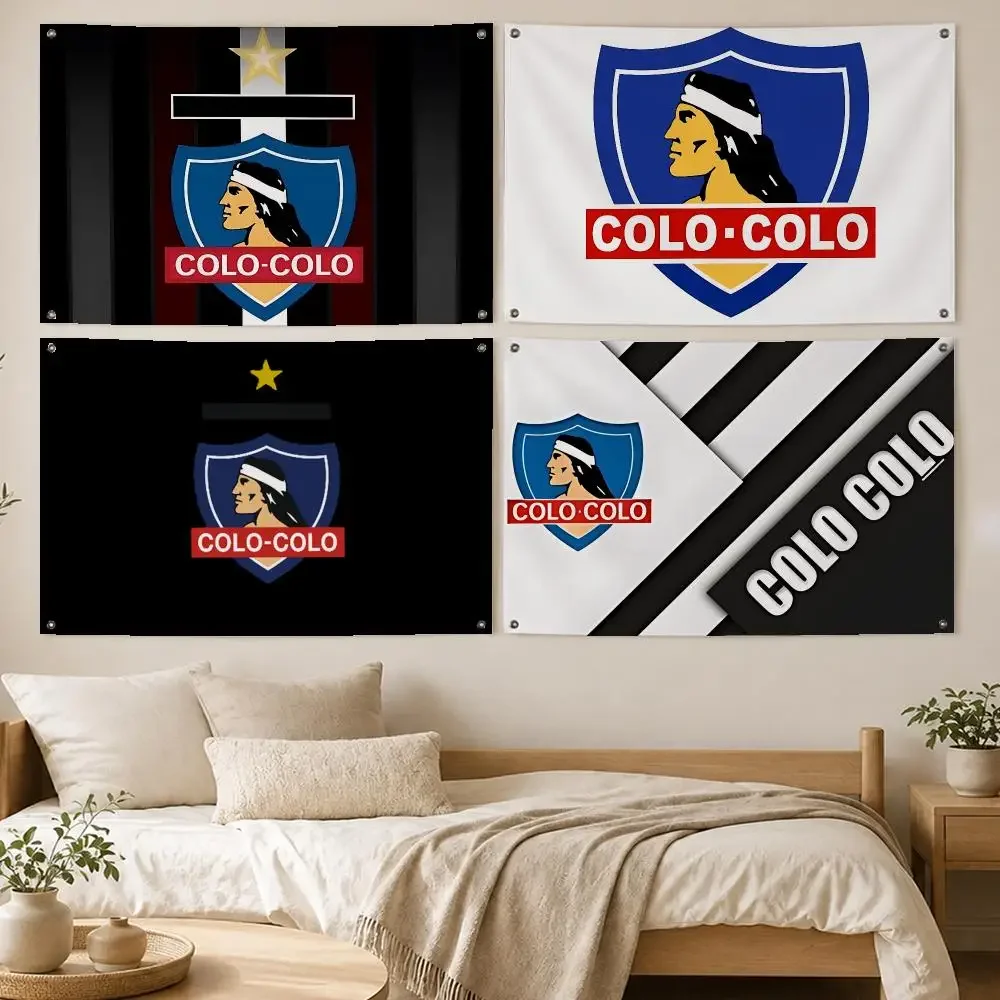 Pro Team Colo-Colo Flags Room Bedroom Home Outdoor Wall Hanging Concert Printed Background Decoration Art Banne