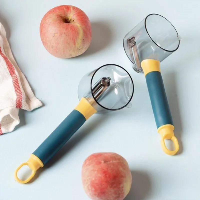Handy Multi-functional Storage Type Fruit Vegetable Peeler Pear Apple Supplies Household Kitchen Grater Peeling Knife Kitchen To