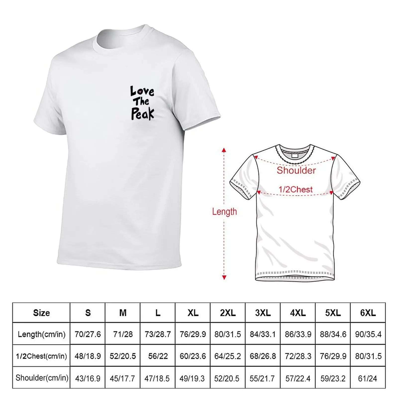 Love The Peak - Yowapeda T-Shirt summer shirt essential t shirt men graphic t shirts