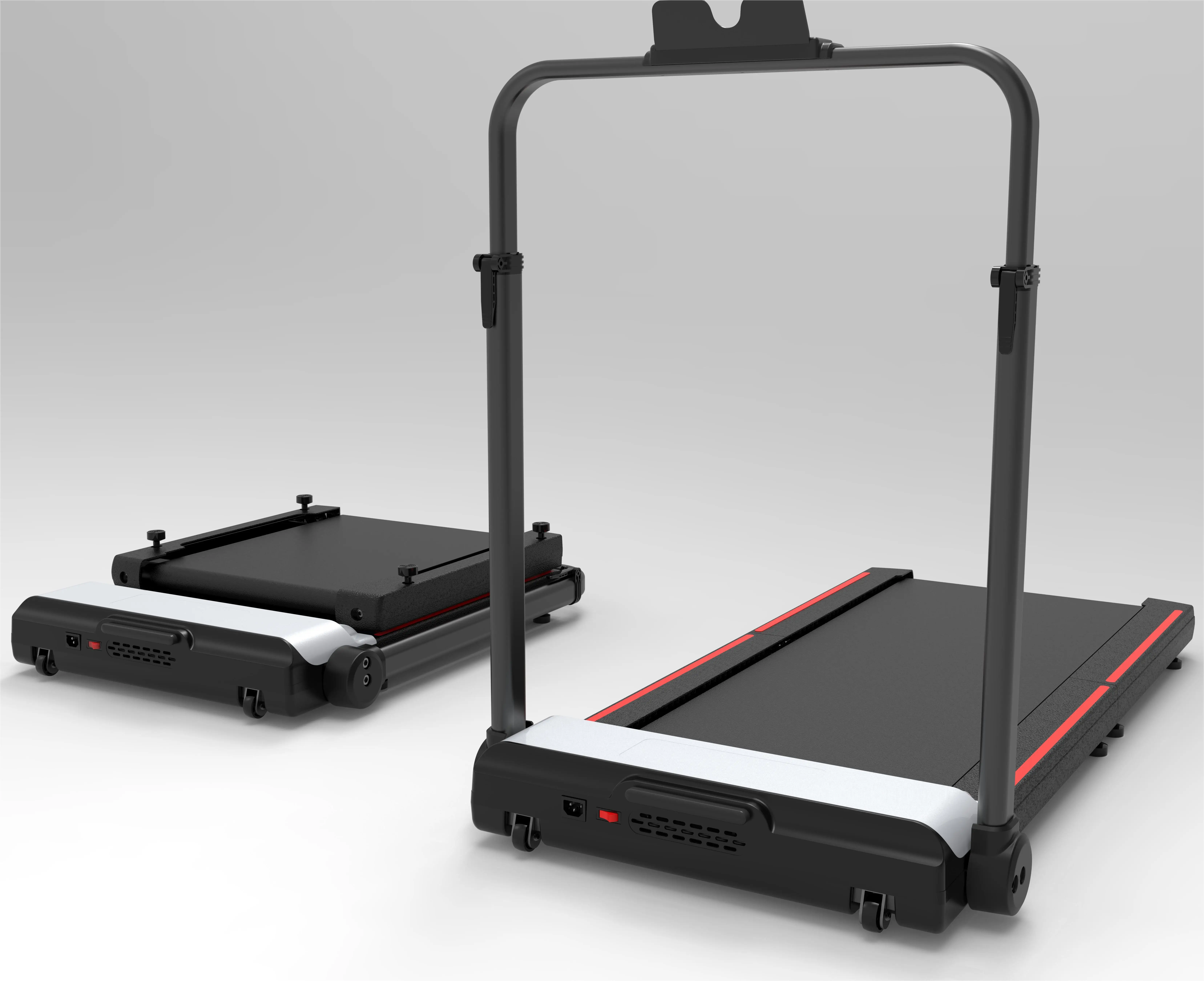 

Складная беговая дорожка под столом с адаптивным контроллером, компактный дизайн для небольших помещений, сборка бесплатно