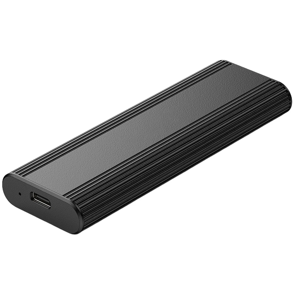 Mobile Solid State Drive Box Aluminum Alloy with Type C Support for NVMe Dual Protocol M 2 SSD Storage up to 8TB