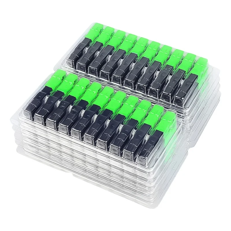 ZoeRax SC APC Eingebetteter Glasfaser-Schnellverbinder FTTH Wiederverwendbarer Kaltverbinder Adapter Glasfaser-Verbindungswerkzeug
