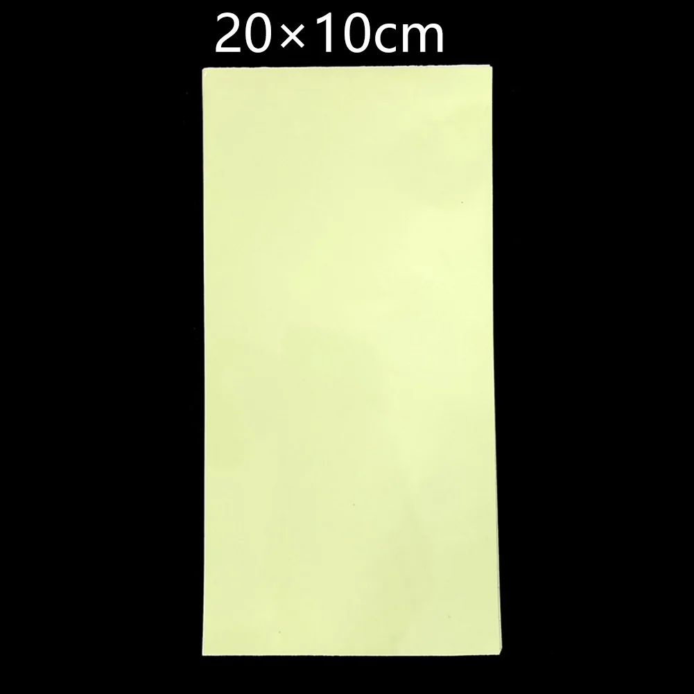 Set of 5 Luminous Bait Stickers 20x10cm for DIY Fishing Lure Tape Replacement Suitable for Freshwater Spoons and Flashers