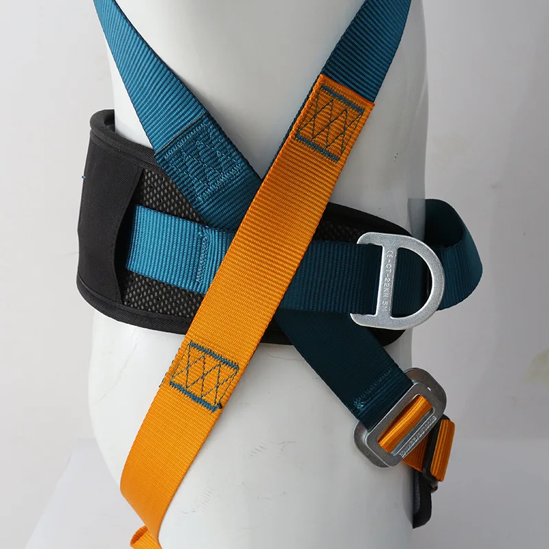 Five-point High Altitude Work Safety Harness Full Body Safety Belt Outdoor Rock Climbing Training Construction Protect Equipment