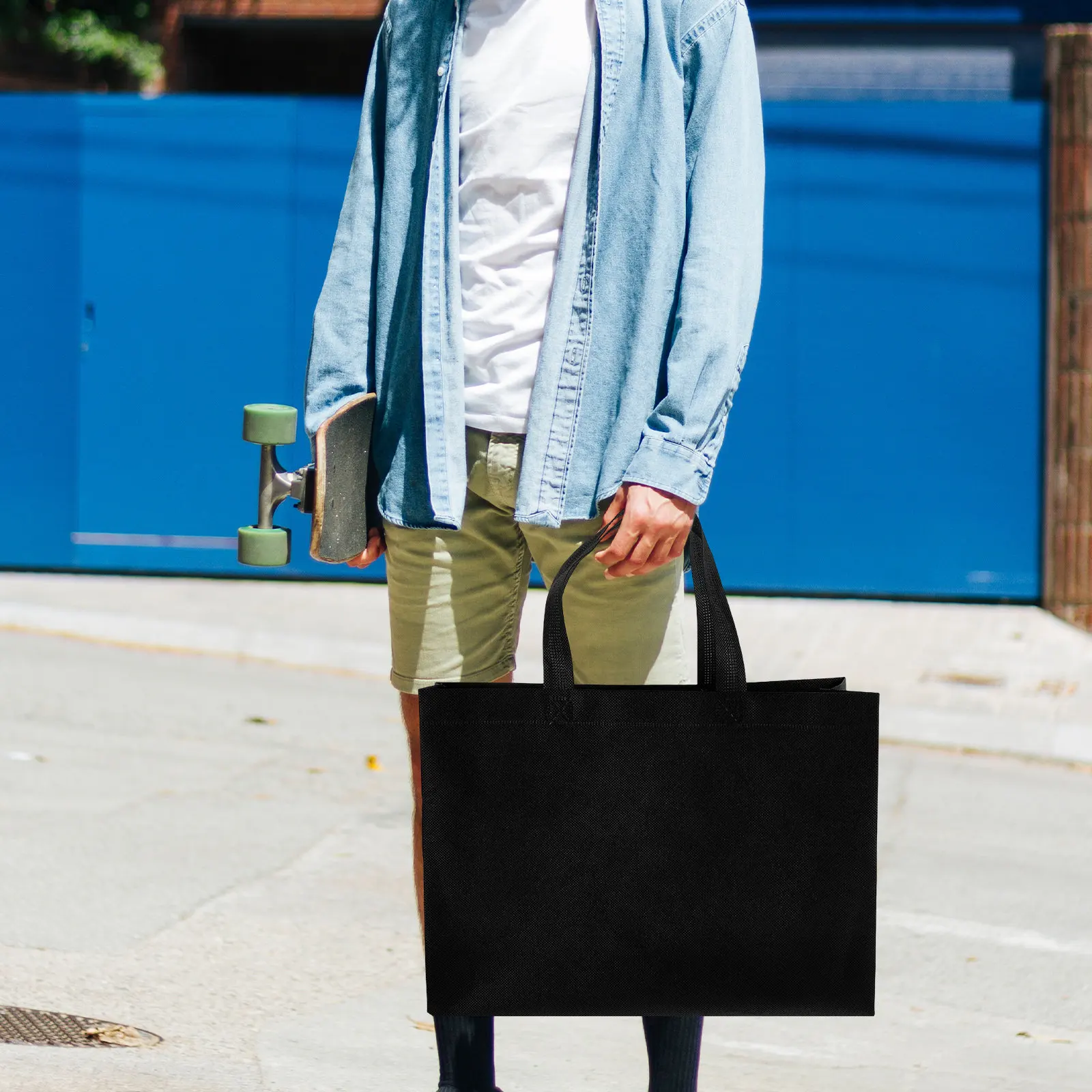 

20 многоразовых нетканых сумок-тоут для продуктов, пустые тканевые сумки с ручками, для самостоятельного оформления, для вечеринок, нетканые сумки