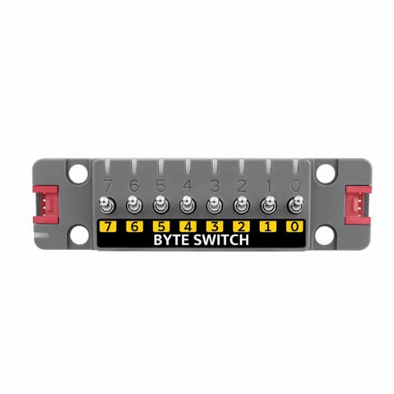 SQPP-M5stack Byte Button Unit With 8-Way Tactile Switch Input Unit STM32 RGB Light For Iot Smart Home Control