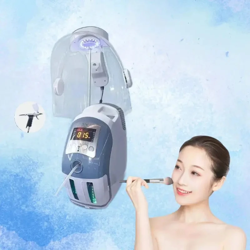 Nieuwste Gezichtsmasker Schil Huidverzorging Acne Hyperbare Zuurstofmasker Schoonheidsmachine Waterstof Zuurstofmasker Machine H2o2 Bubble Machine