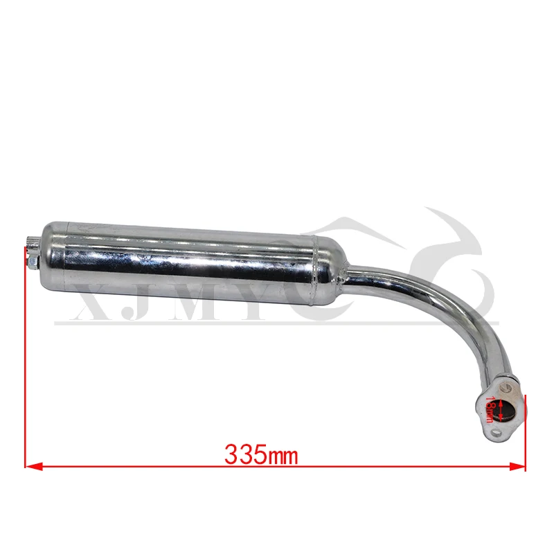 Mini bicycle accessories two-stroke engine for 49CC 60CC 80CC exhaust pipe muffler chimney iron row