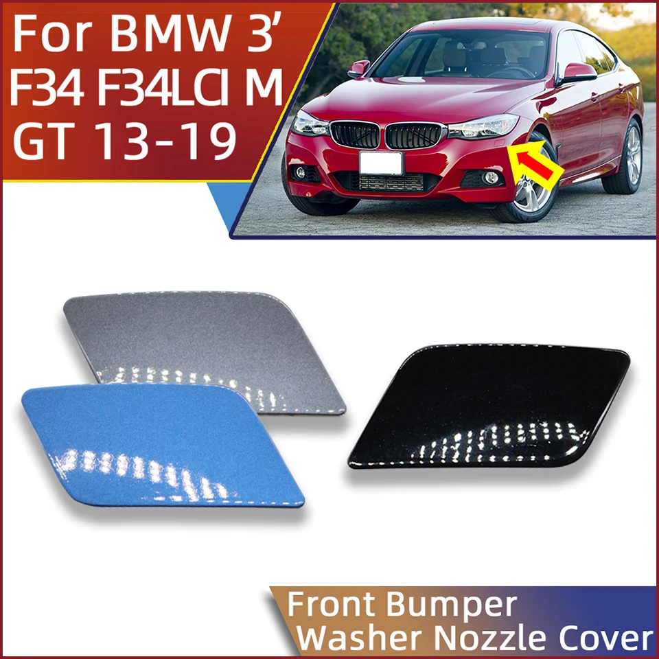 For BMW3 GT Gran Turismo F34 F34LCI M-Technic 2013-2019 Headlamp Washer Nozzle Cover Shell Garnish Cap 51118062251 51118062252