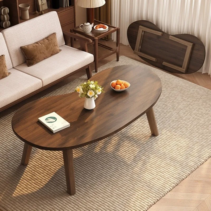 

Foldable coffee table living room household small apartment table outdoor simple balcony small tea table